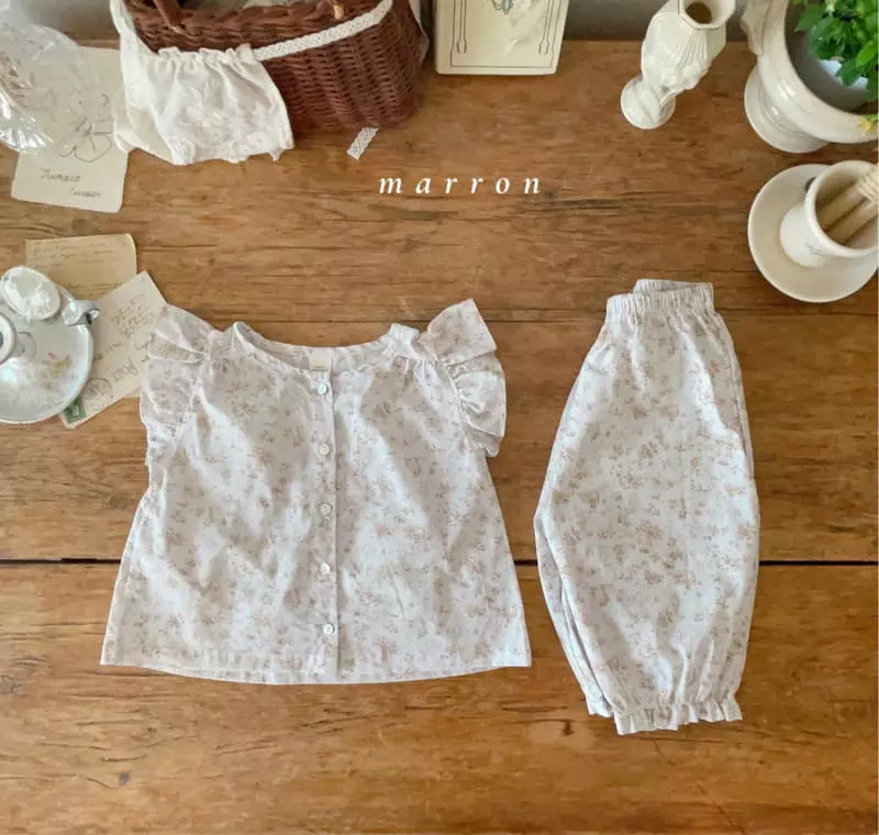 Marron Kid - Korean Children Fashion - #littlefashionista - Candy Blouse - 5