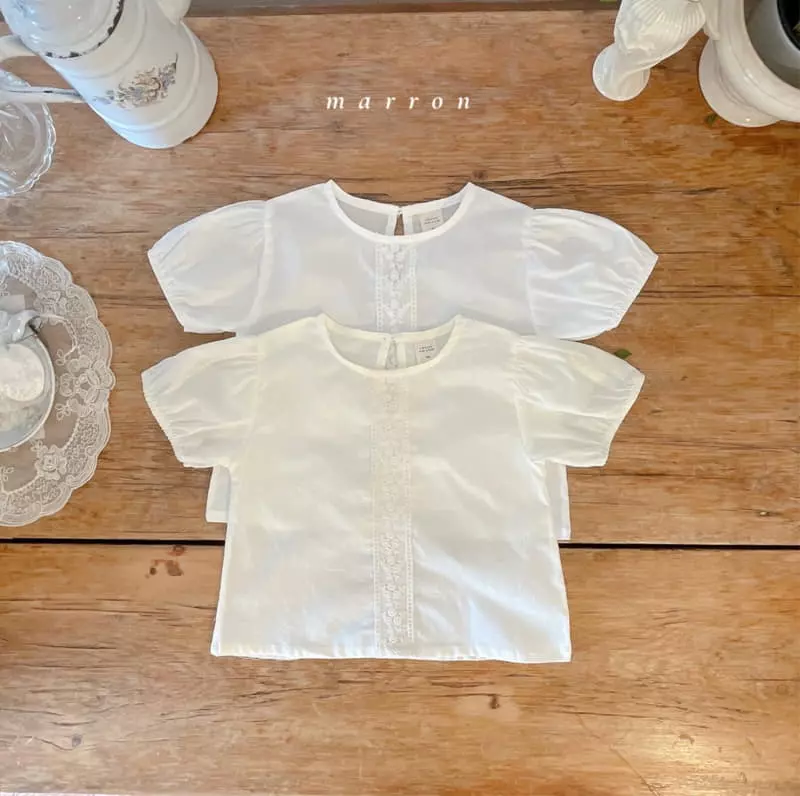 Marron Kid - Korean Children Fashion - #prettylittlegirls - Angel Blouse