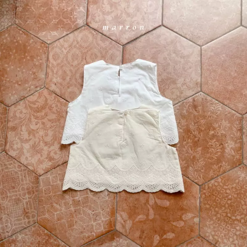 Marron Kid - Korean Children Fashion - #prettylittlegirls - Madelen Top Bottom Set - 10