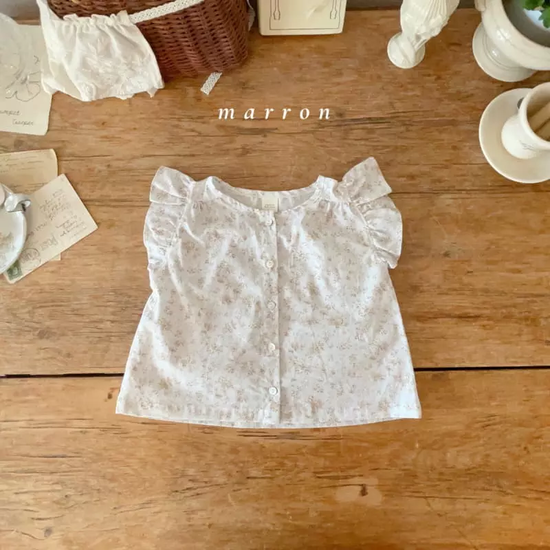 Marron Kid - Korean Children Fashion - #stylishchildhood - Candy Blouse - 11