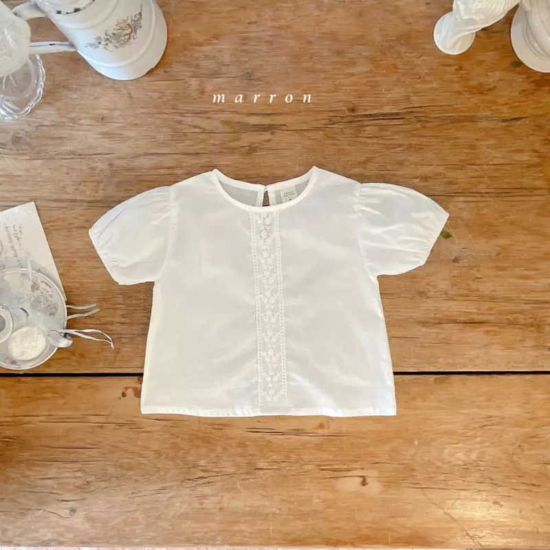 Marron Kid - Korean Children Fashion - #toddlerclothing - Angel Blouse - 3