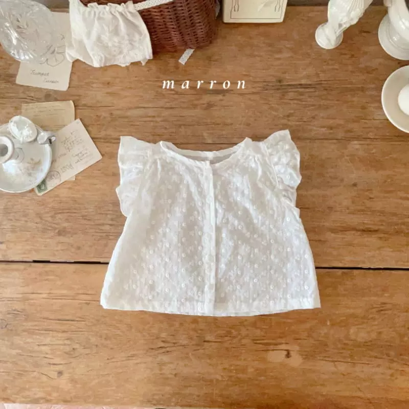 Marron Kid - Korean Children Fashion - #toddlerclothing - Candy Blouse - 10