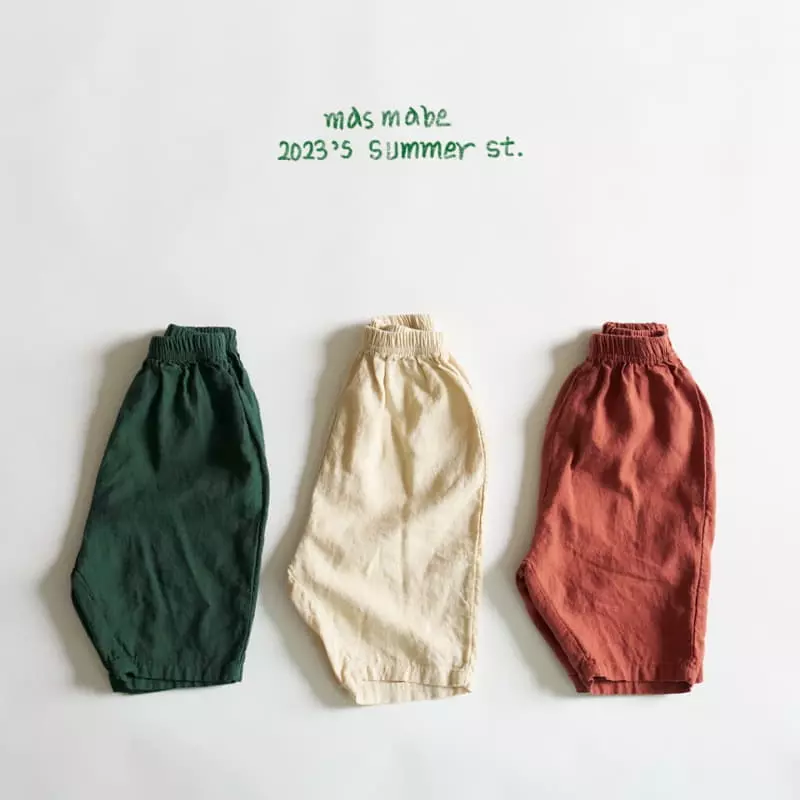 Masmabe - Korean Baby Fashion - #babyootd - Summer Subuc Pants Bebe