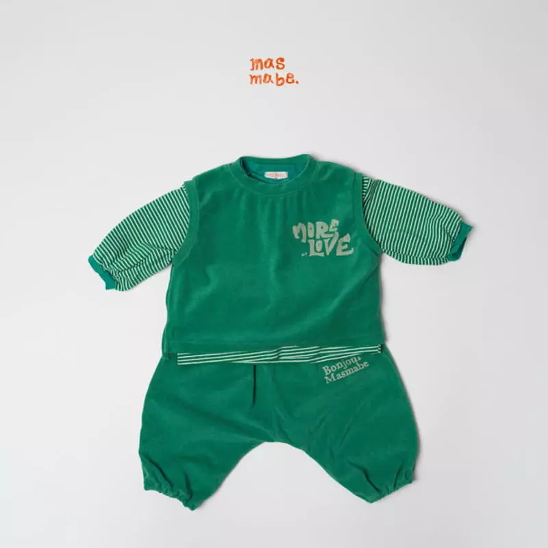 Masmabe - Korean Baby Fashion - #babywear - Bonjour Towel Pants Bebe - 3