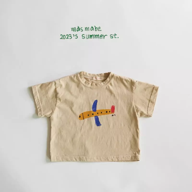 Masmabe - Korean Children Fashion - #childofig - Airplane Tee Kid - 2