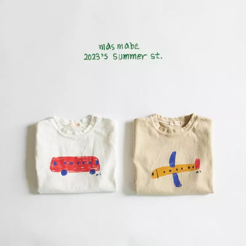 Masmabe - Korean Children Fashion - #childofig - Bus Tee Kid