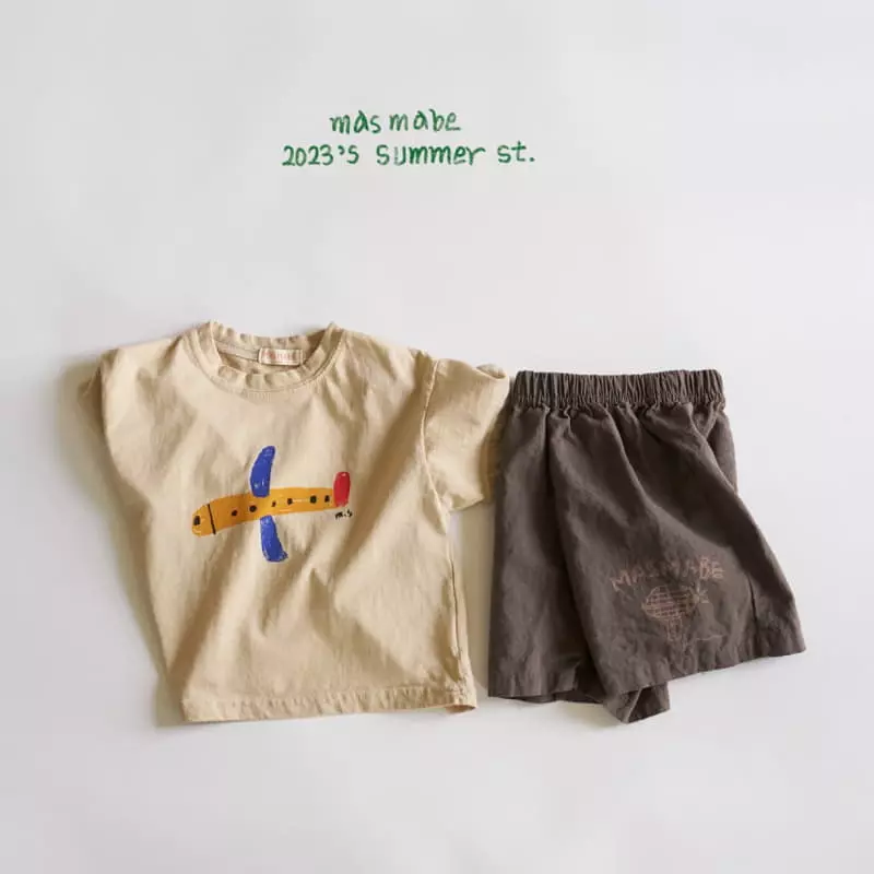 Masmabe - Korean Children Fashion - #childrensboutique - Airplane Tee Kid - 3