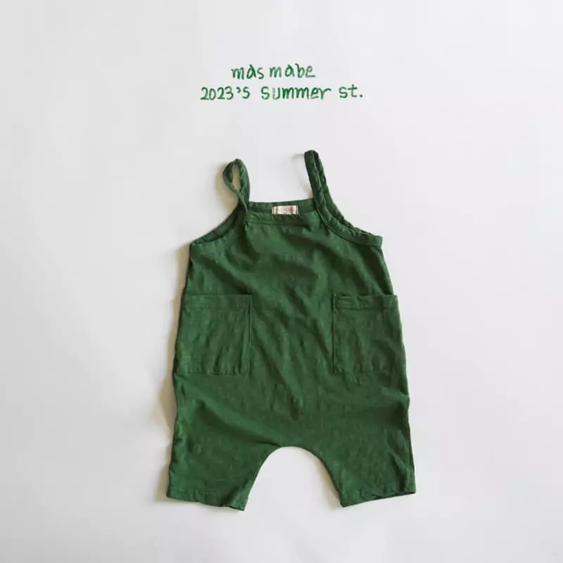 Masmabe - Korean Children Fashion - #fashionkids - Square Overalls Kid