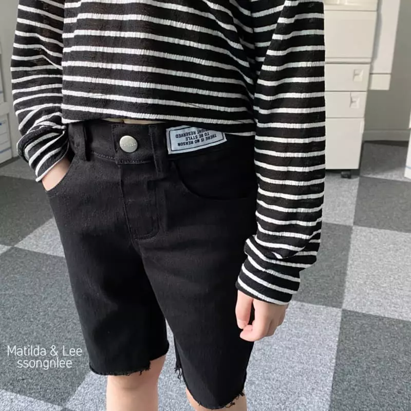 Matilda & Lee - Korean Children Fashion - #Kfashion4kids - Label Shorts - 7