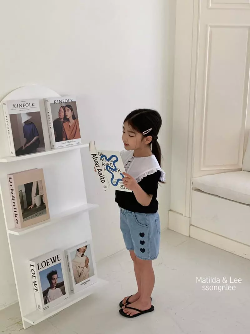 Matilda & Lee - Korean Children Fashion - #Kfashion4kids - Heart Jeans - 6