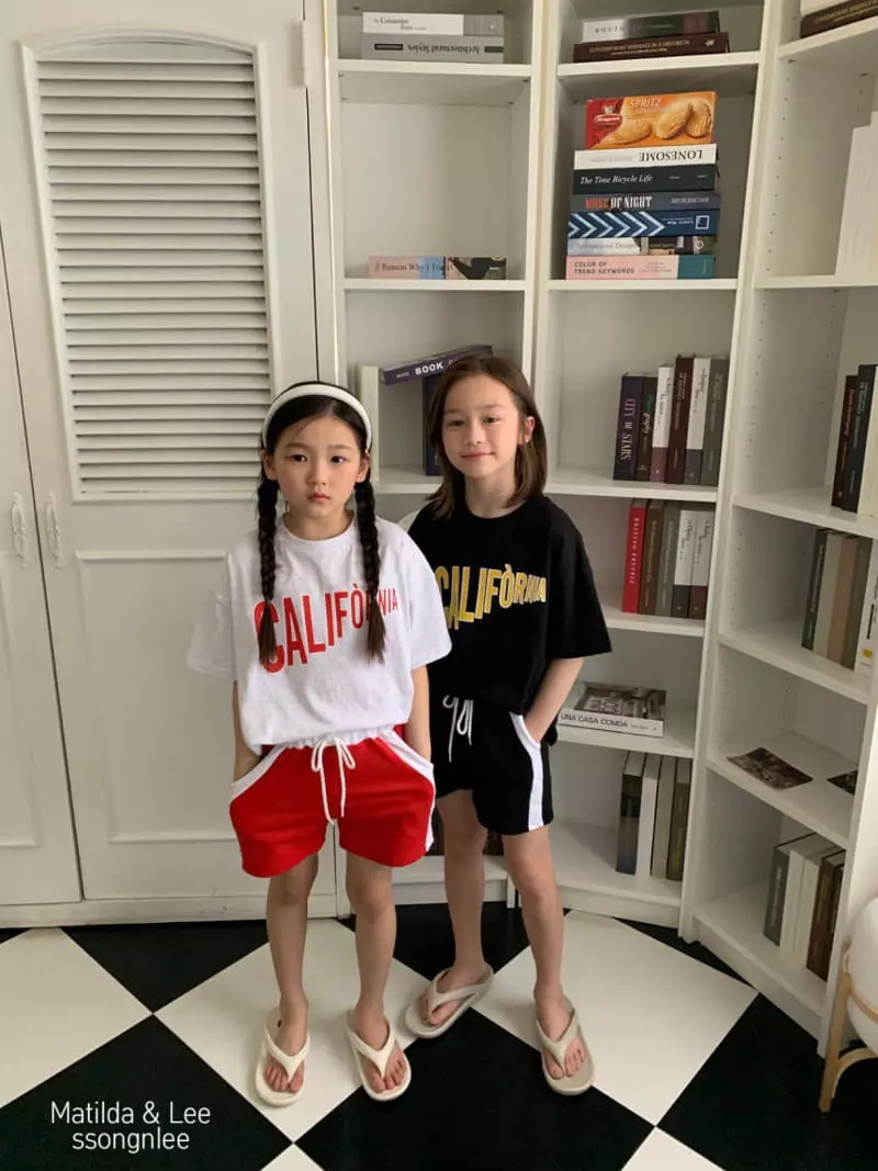 Matilda & Lee - Korean Children Fashion - #Kfashion4kids - California Top Bottom Set - 2