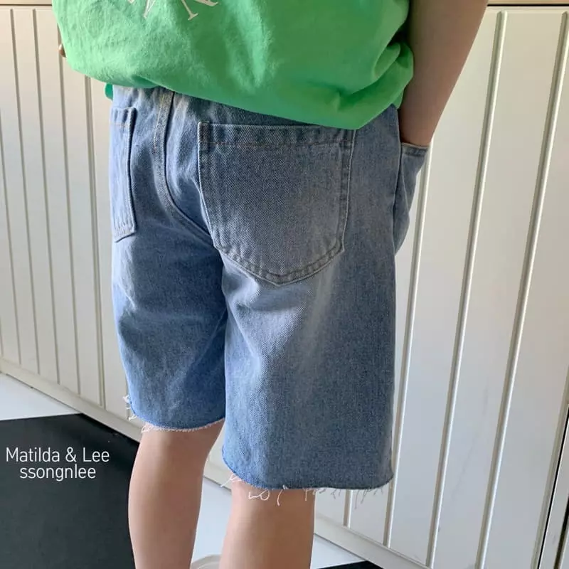 Matilda & Lee - Korean Children Fashion - #Kfashion4kids - 5 Denim Shorts - 7