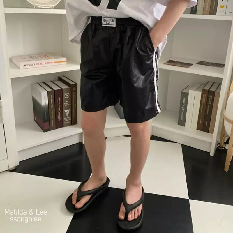 Matilda & Lee - Korean Children Fashion - #childofig - Label Tape Shorts - 9