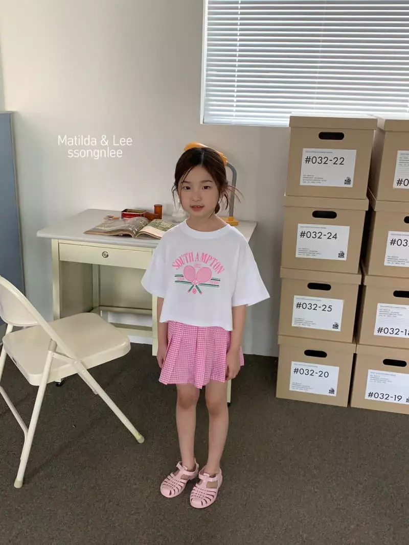 Matilda & Lee - Korean Children Fashion - #childofig - 1982 Tennis Skirt Top Bottom Set - 6