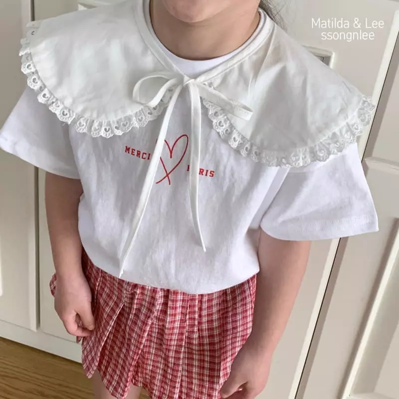 Matilda & Lee - Korean Children Fashion - #childofig - Heart Lace Cape - 5