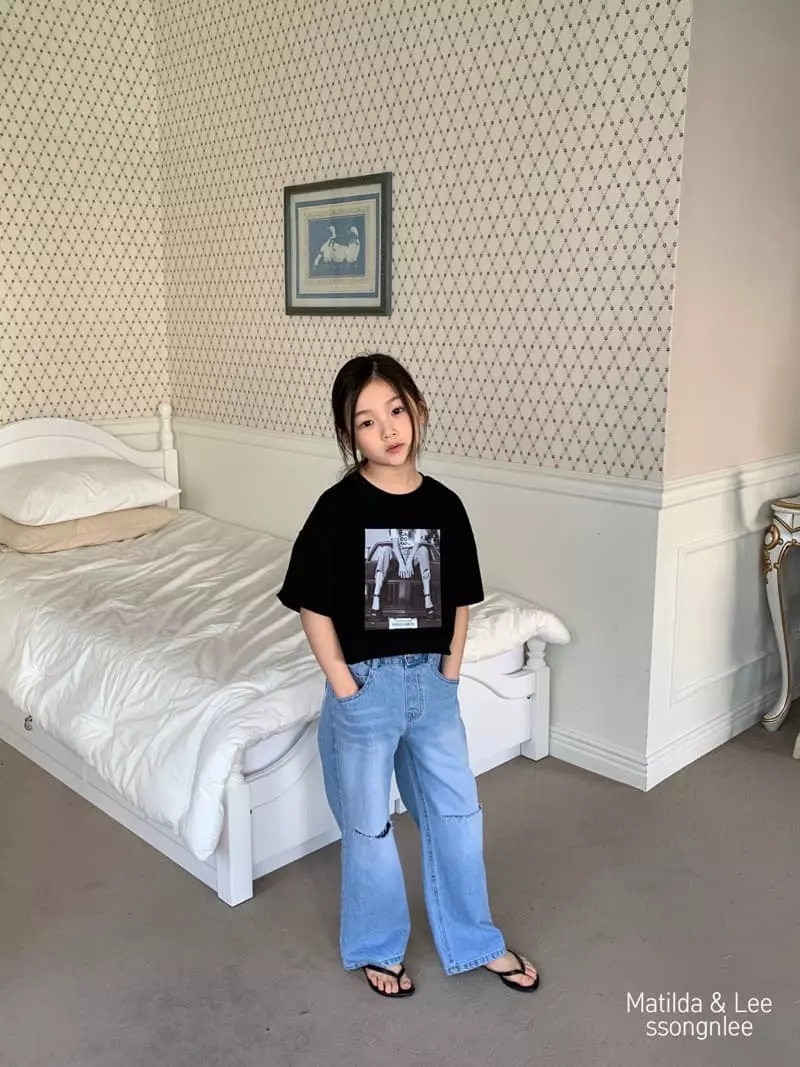 Matilda & Lee - Korean Children Fashion - #prettylittlegirls - Junsa Crop Tee - 4