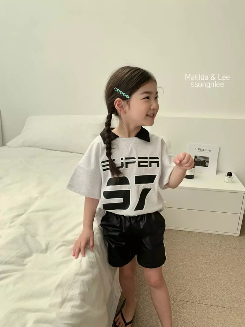 Matilda & Lee - Korean Children Fashion - #designkidswear - Label Tape Shorts - 12