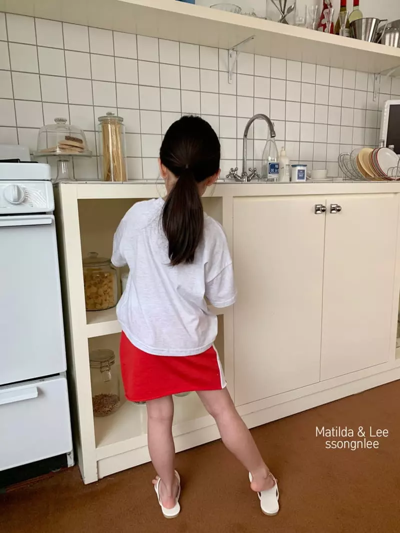 Matilda & Lee - Korean Children Fashion - #designkidswear - California Skirt Top Bottom Set - 7
