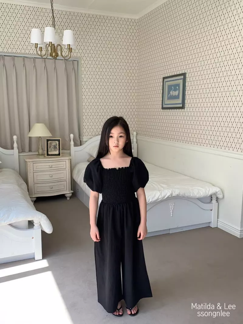 Matilda & Lee - Korean Children Fashion - #designkidswear - Smocked Jumpsuit