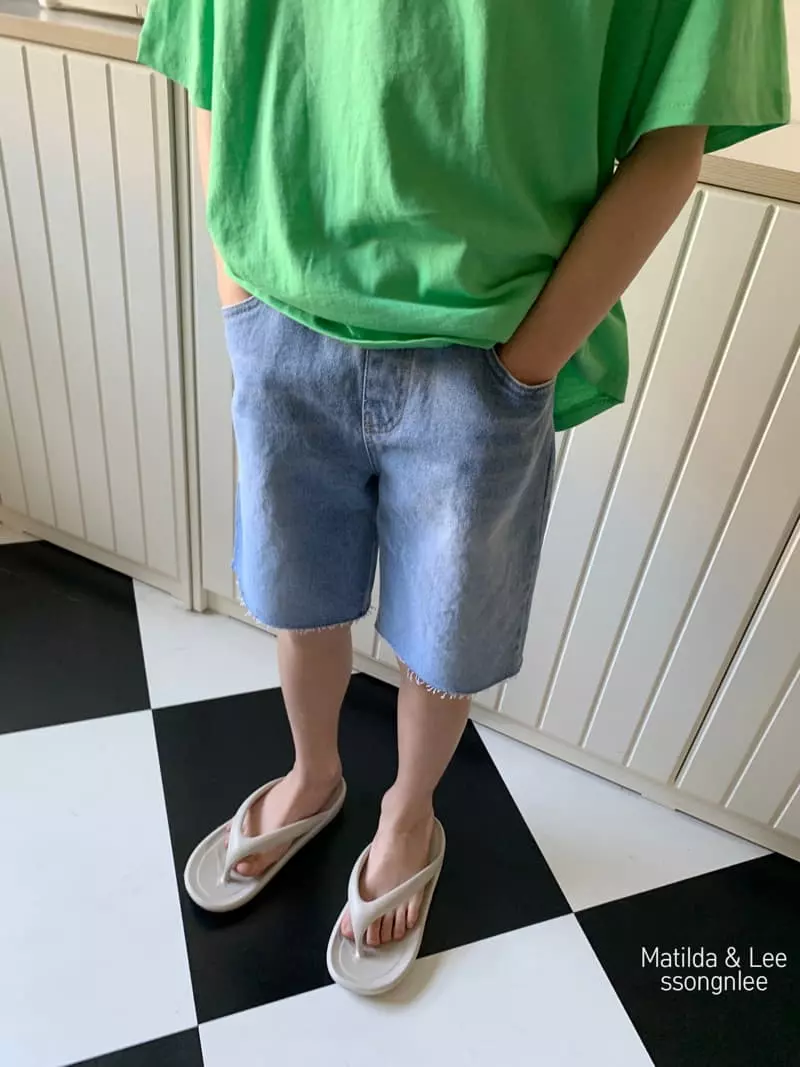 Matilda & Lee - Korean Children Fashion - #designkidswear - 5 Denim Shorts