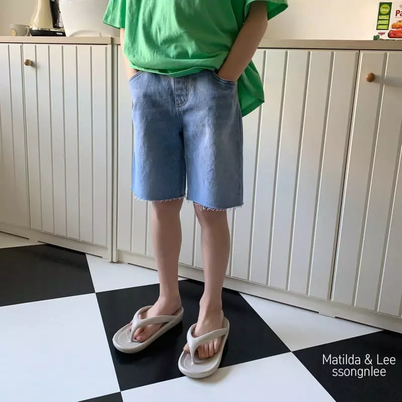 Matilda & Lee - Korean Children Fashion - #discoveringself - 5 Denim Shorts - 2