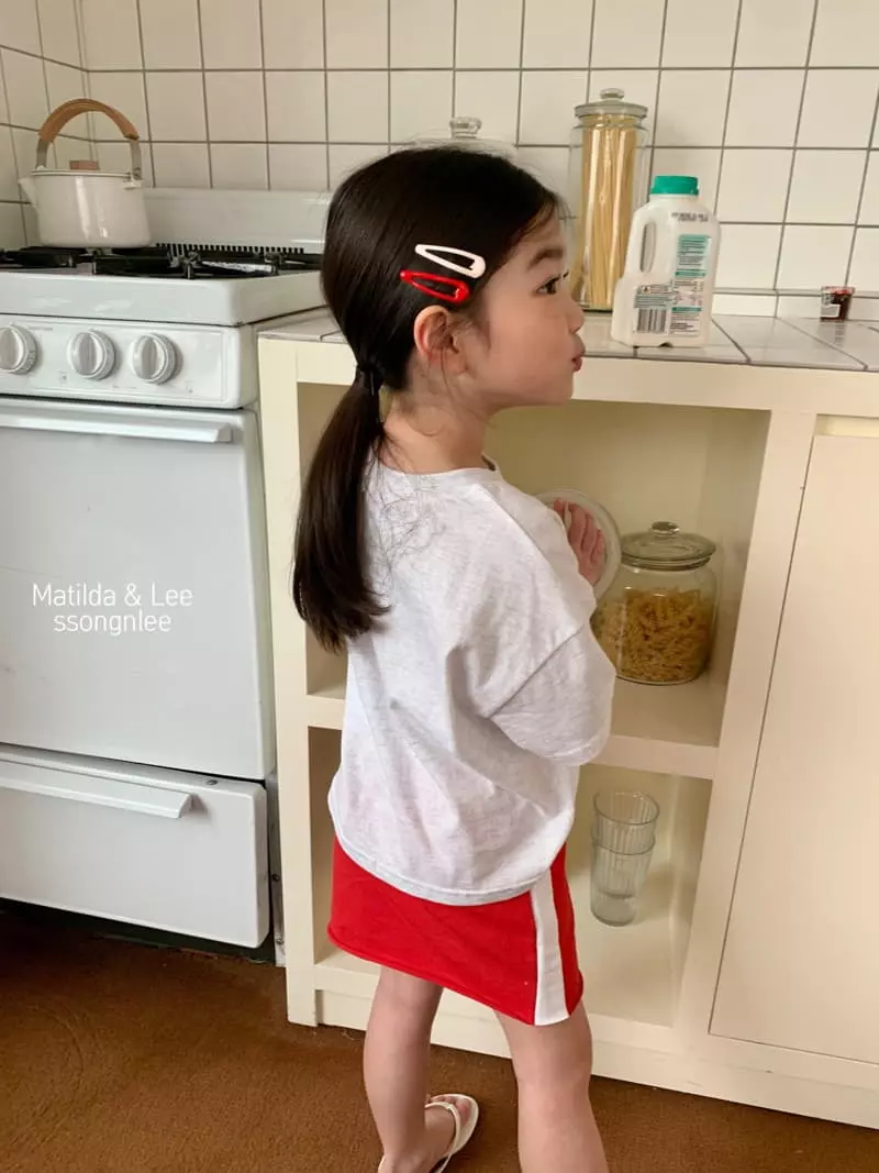 Matilda & Lee - Korean Children Fashion - #fashionkids - California Skirt Top Bottom Set - 9