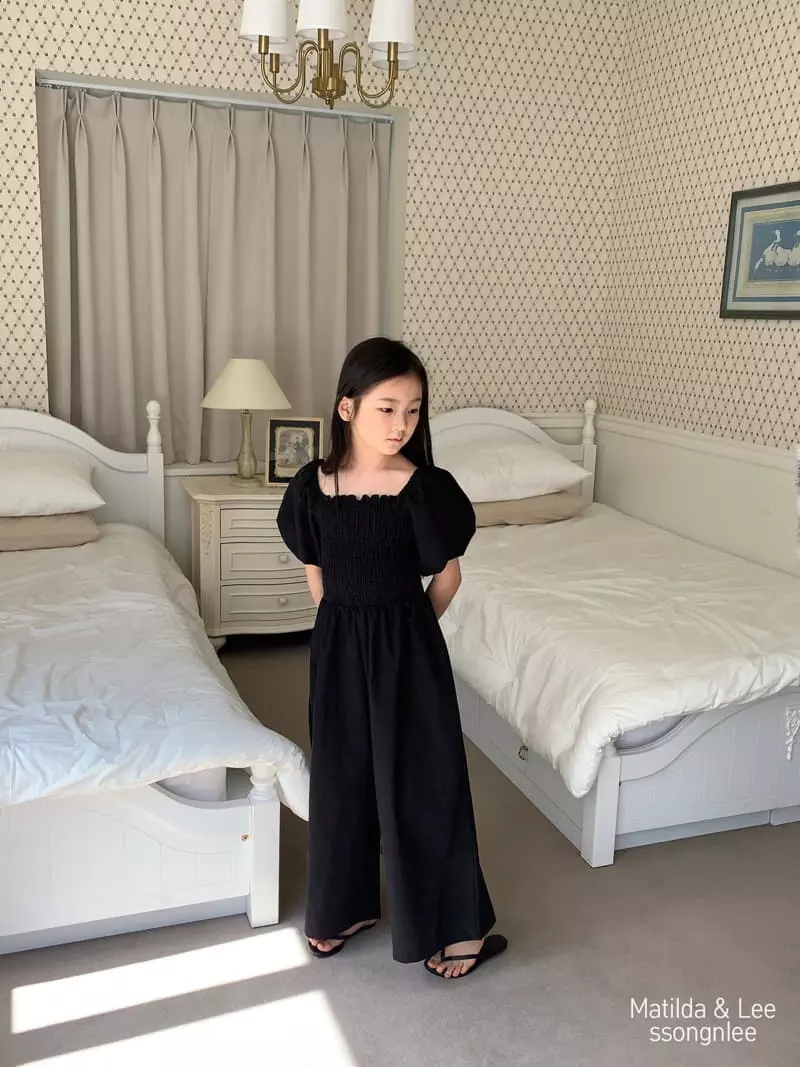 Matilda & Lee - Korean Children Fashion - #fashionkids - Smocked Jumpsuit - 3