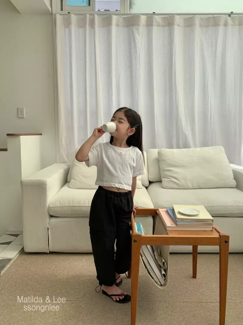 Matilda & Lee - Korean Children Fashion - #fashionkids - BY Back Slit Crop Tee - 8