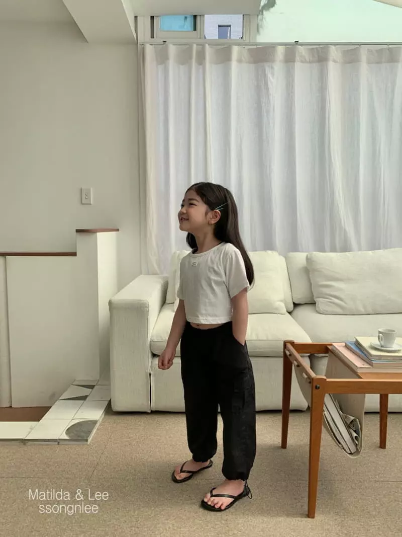 Matilda & Lee - Korean Children Fashion - #kidsshorts - BY Back Slit Crop Tee - 9