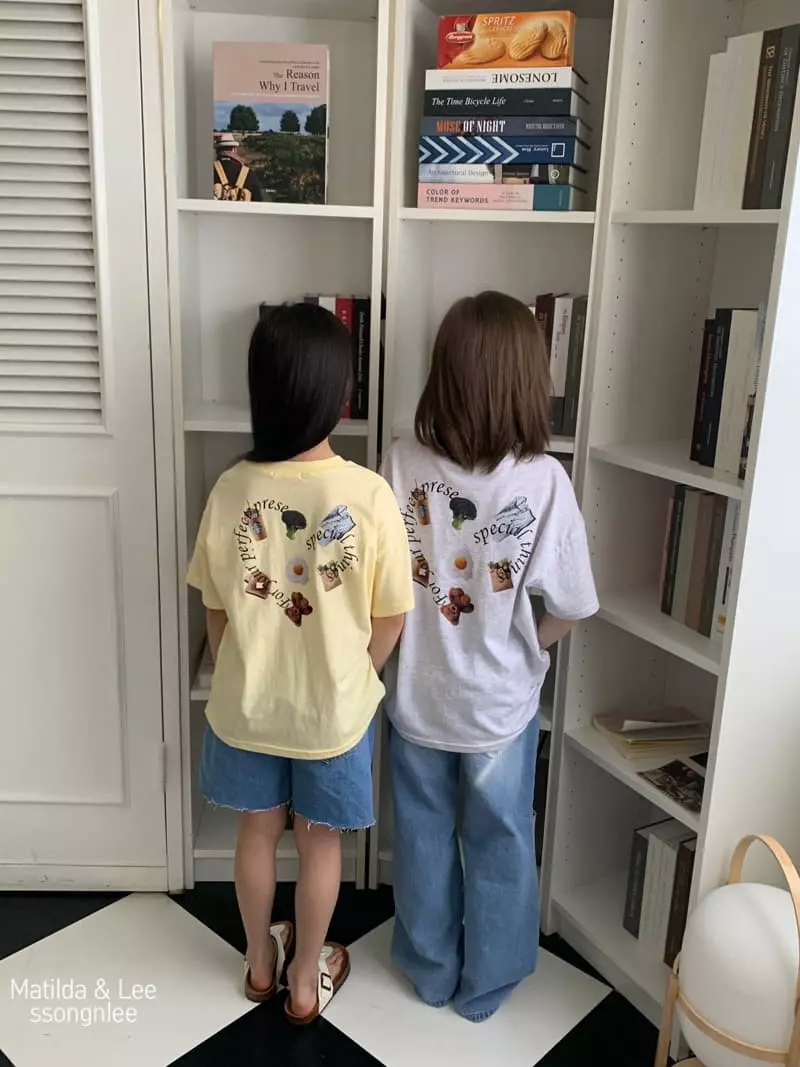 Matilda & Lee - Korean Children Fashion - #kidsshorts - Heart Paint Tee - 7