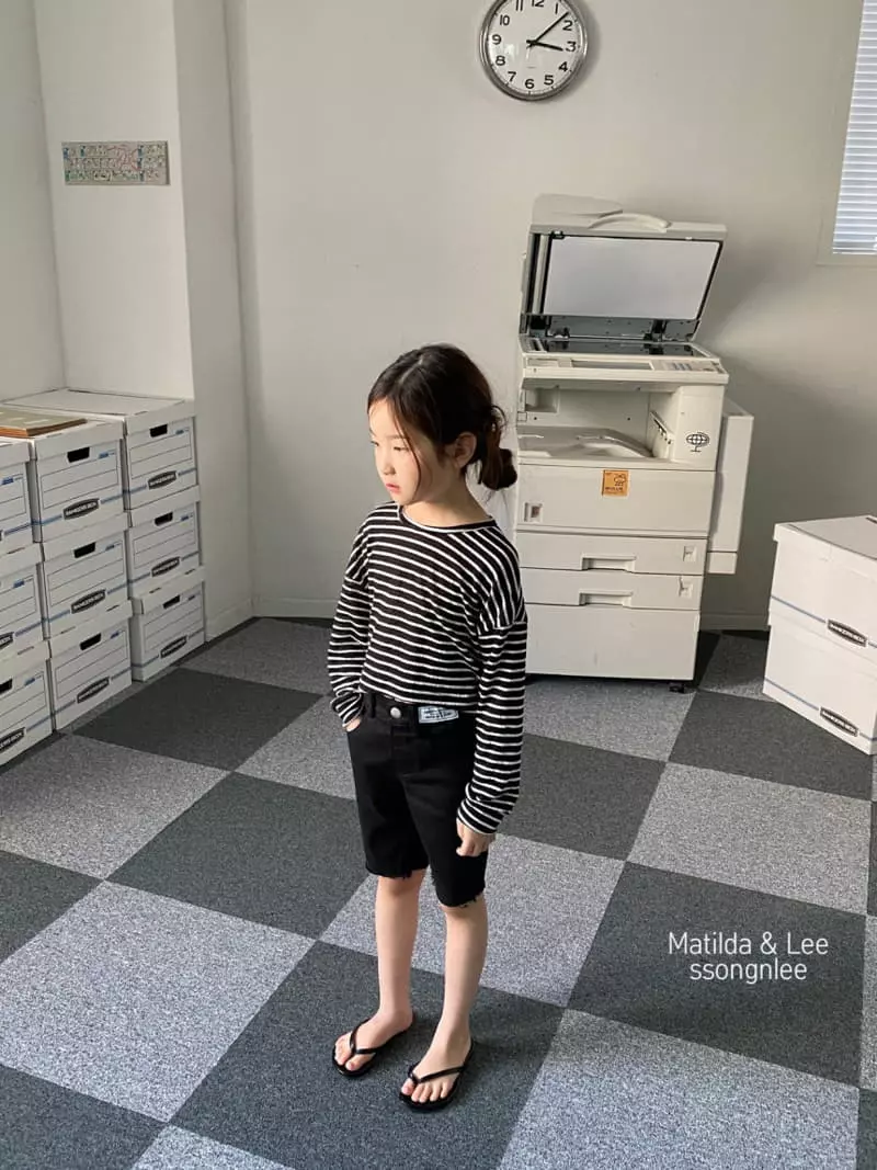 Matilda & Lee - Korean Children Fashion - #kidsstore - Label Shorts - 5