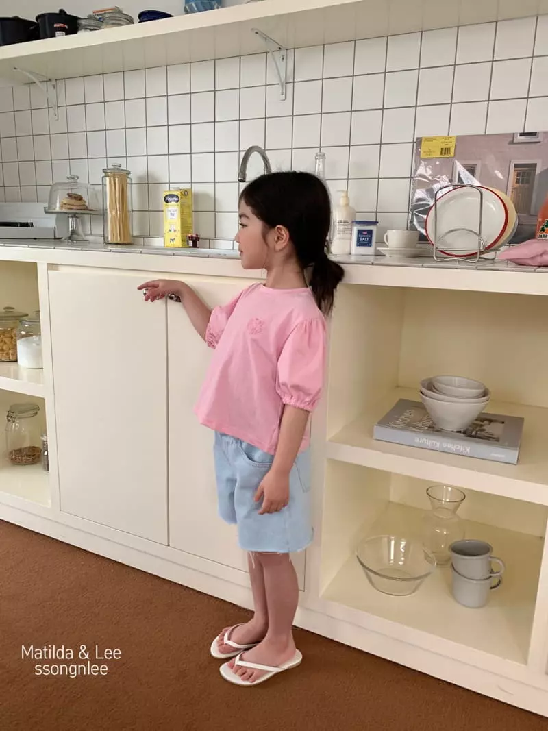 Matilda & Lee - Korean Children Fashion - #kidsstore - ML Puff Sleeves Tee - 3
