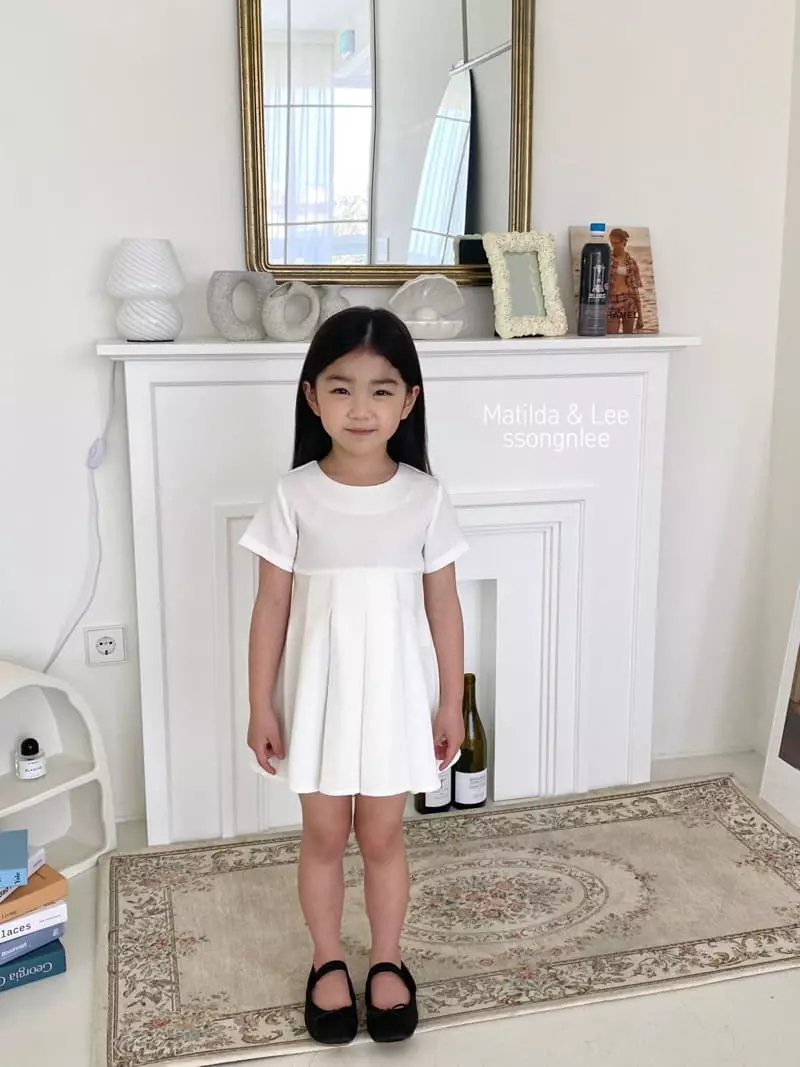 Matilda & Lee - Korean Children Fashion - #kidsstore - Mini Wrinkle One-piece - 3