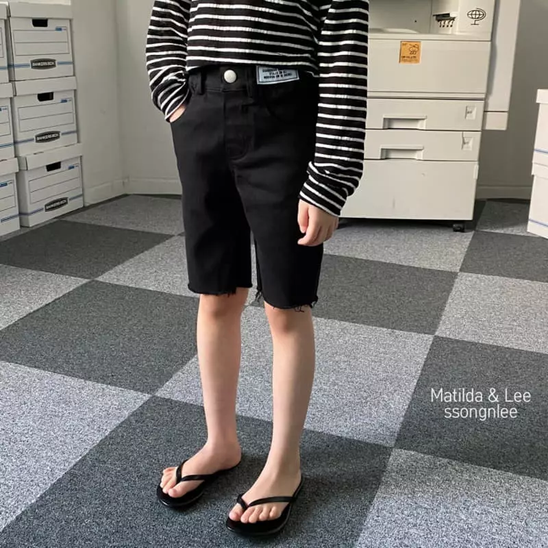 Matilda & Lee - Korean Children Fashion - #kidzfashiontrend - Label Shorts - 6