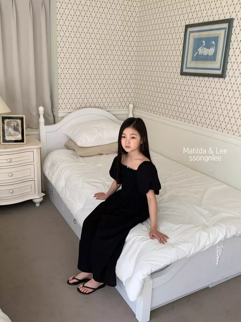 Matilda & Lee - Korean Children Fashion - #kidzfashiontrend - Smocked Jumpsuit - 6