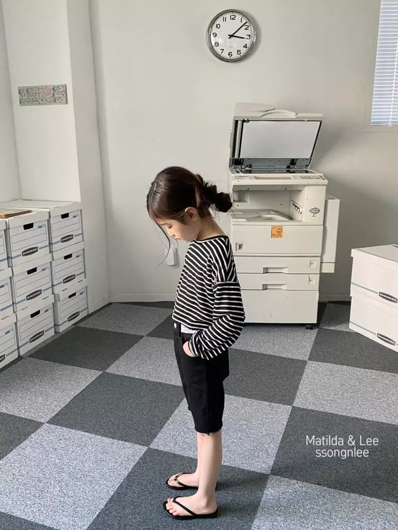 Matilda & Lee - Korean Children Fashion - #littlefashionista - Label Shorts - 8