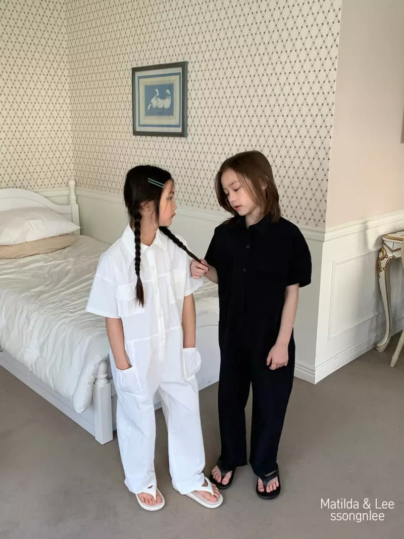 Matilda & Lee - Korean Children Fashion - #littlefashionista - Label Jumpsuit - 7