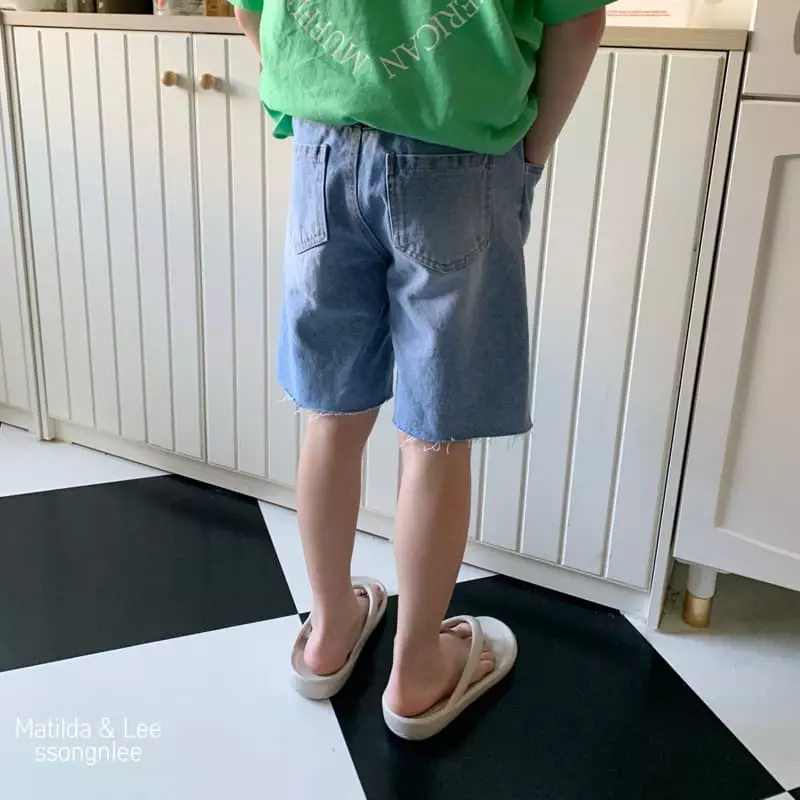 Matilda & Lee - Korean Children Fashion - #littlefashionista - 5 Denim Shorts - 8