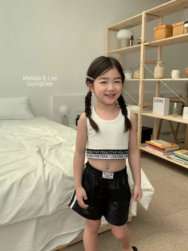 Matilda & Lee - Korean Children Fashion - #minifashionista - Love Top Sleeveless - 6