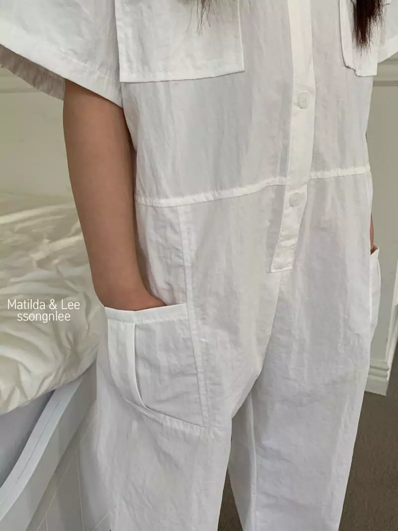 Matilda & Lee - Korean Children Fashion - #prettylittlegirls - Label Jumpsuit - 10