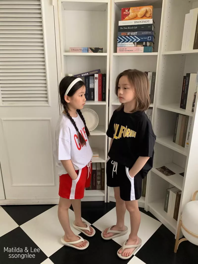 Matilda & Lee - Korean Children Fashion - #prettylittlegirls - California Top Bottom Set - 6