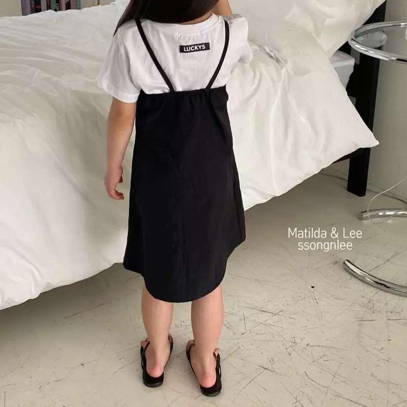 Matilda & Lee - Korean Children Fashion - #prettylittlegirls - String Slit One-piece - 10