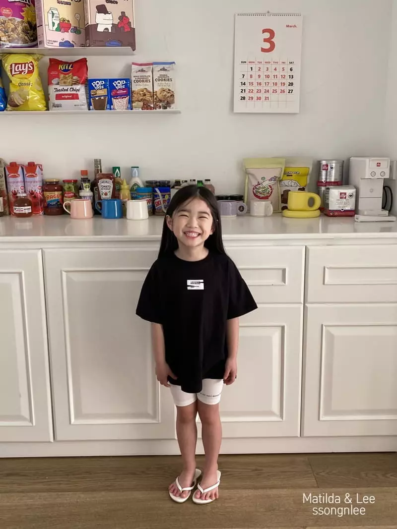 Matilda & Lee - Korean Children Fashion - #stylishchildhood - Lettering Leggings - 3