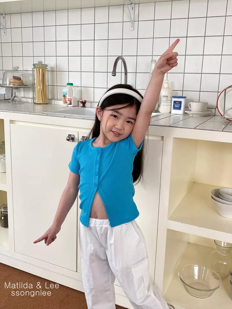 Matilda & Lee - Korean Children Fashion - #todddlerfashion - Rib Slit Tee