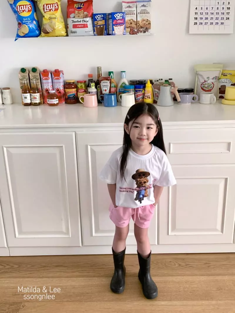 Matilda & Lee - Korean Children Fashion - #todddlerfashion - Bear Bike Tee - 5