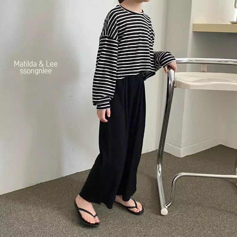 Matilda & Lee - Korean Children Fashion - #toddlerclothing - Rib Pintuck Pnats