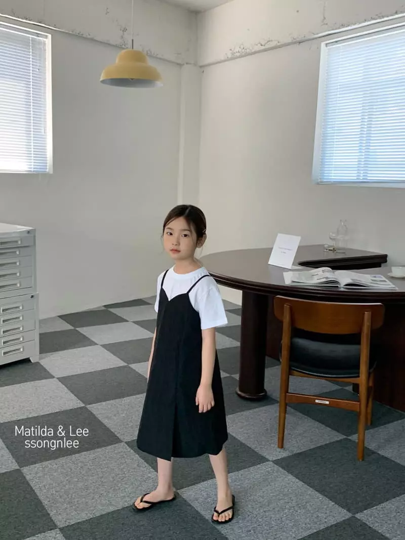 Matilda & Lee - Korean Children Fashion - #toddlerclothing - String Slit One-piece - 12