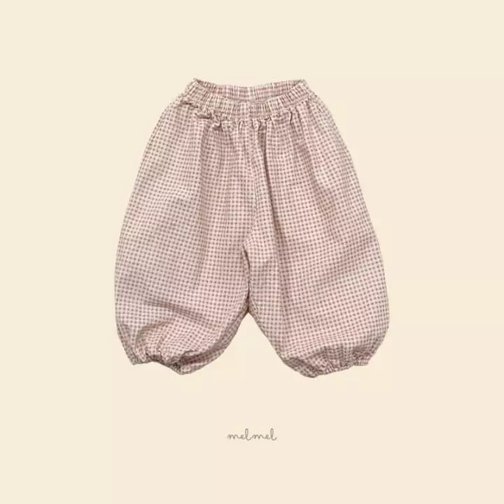 Melmel - Korean Children Fashion - #childrensboutique - Ma Check Bloomer - 3