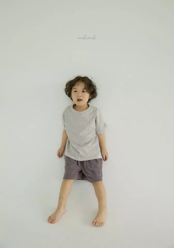 Melmel - Korean Children Fashion - #discoveringself - Stripes Tee - 8