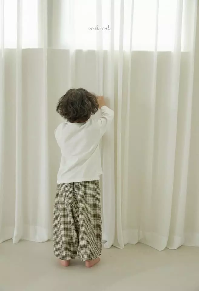 Melmel - Korean Children Fashion - #discoveringself - Ma Check Bloomer - 5